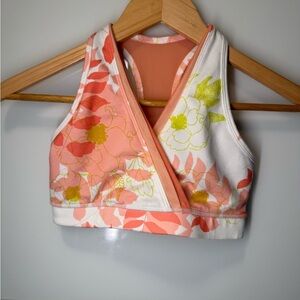 Lululemon Floral Wrap Sports Bra